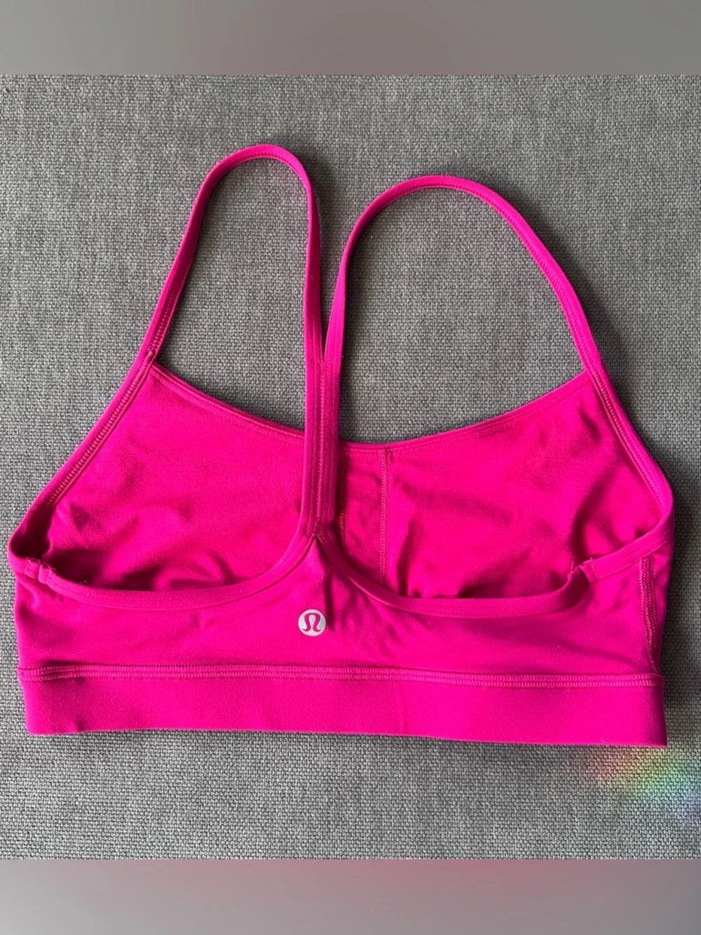 Lululemon Flow Y Nulu Bra *Light Support, A–C Cups Sonic‎ Pink 6 Soulcycle